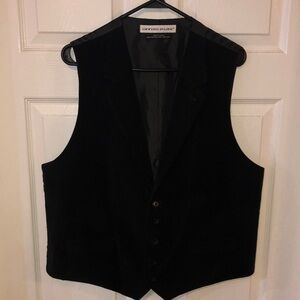 Men's Black Velvet Vest by Irving Park